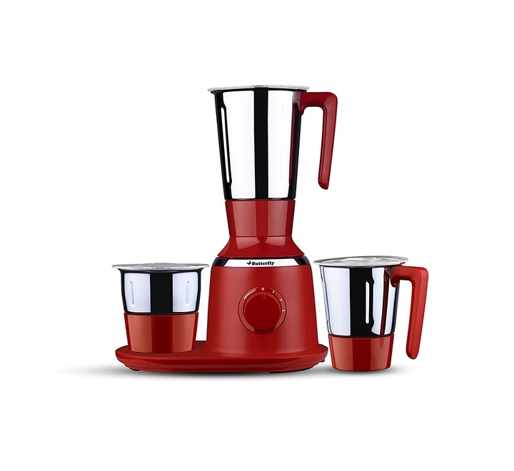 Butterfly Spectra 750-Watt Mixer Grinder with 3 Jars (SPECTRA 3J RED)